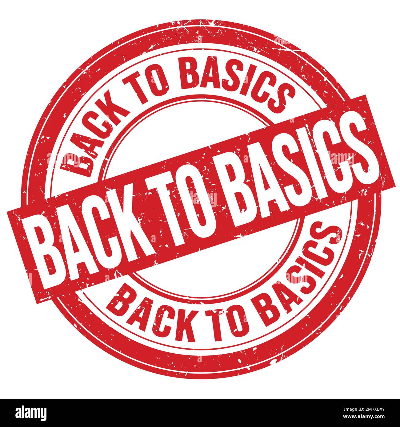 Back to basics stamp hi-res stock photography and images - Alamy
