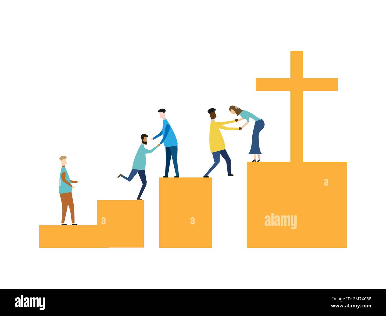 Jesus Savior concept isolated on white background. Vector illustration ...