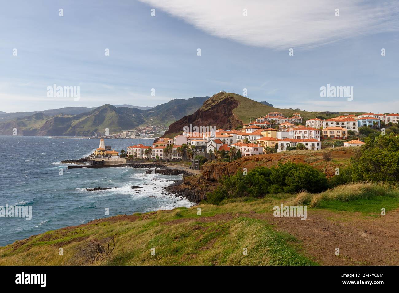 Ruin on a steep slope, near Calhau das Achadas, Madeira, Portugal Stock  Photo - Alamy