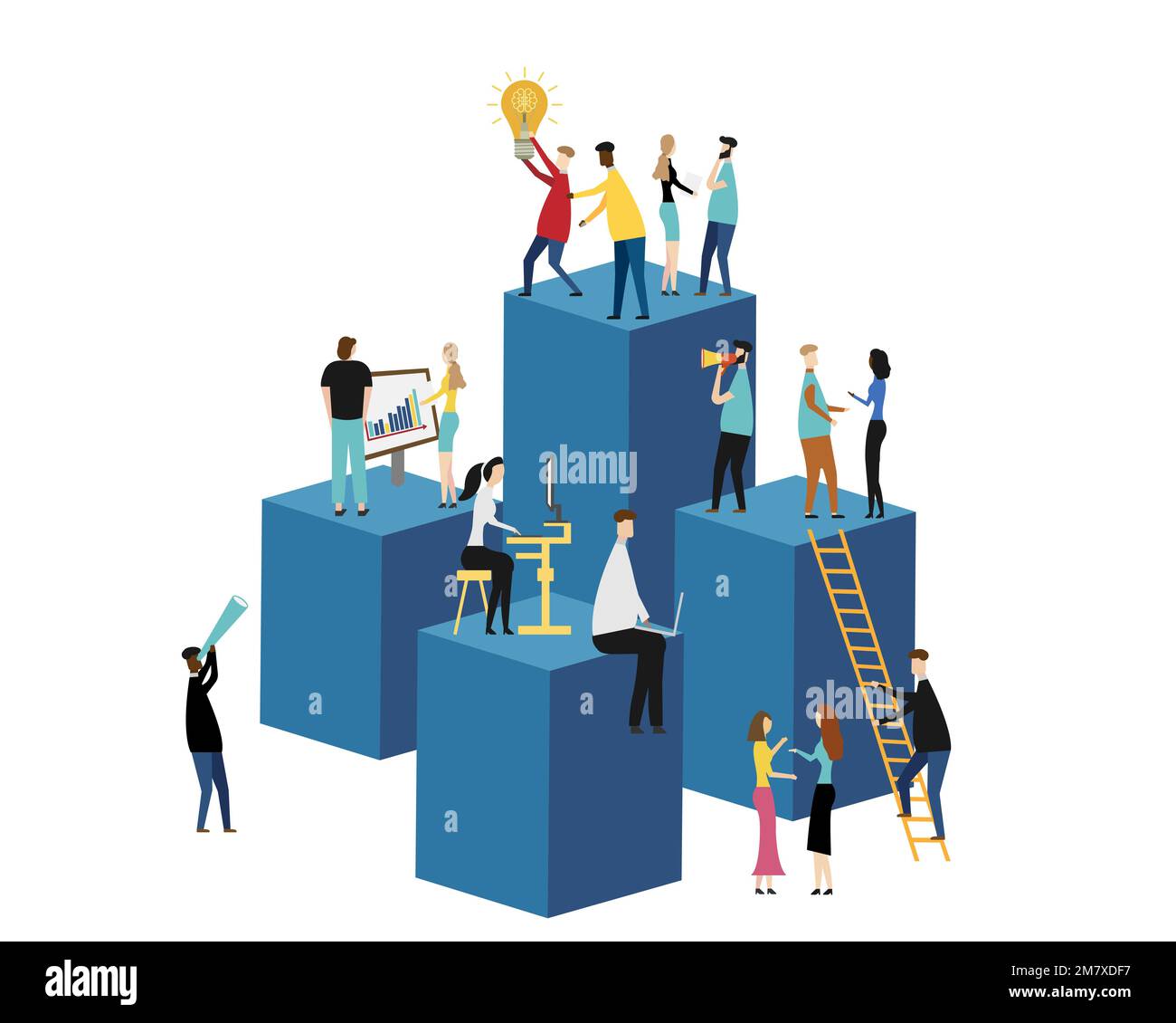 Grow assistant Stock Vector Images - Alamy