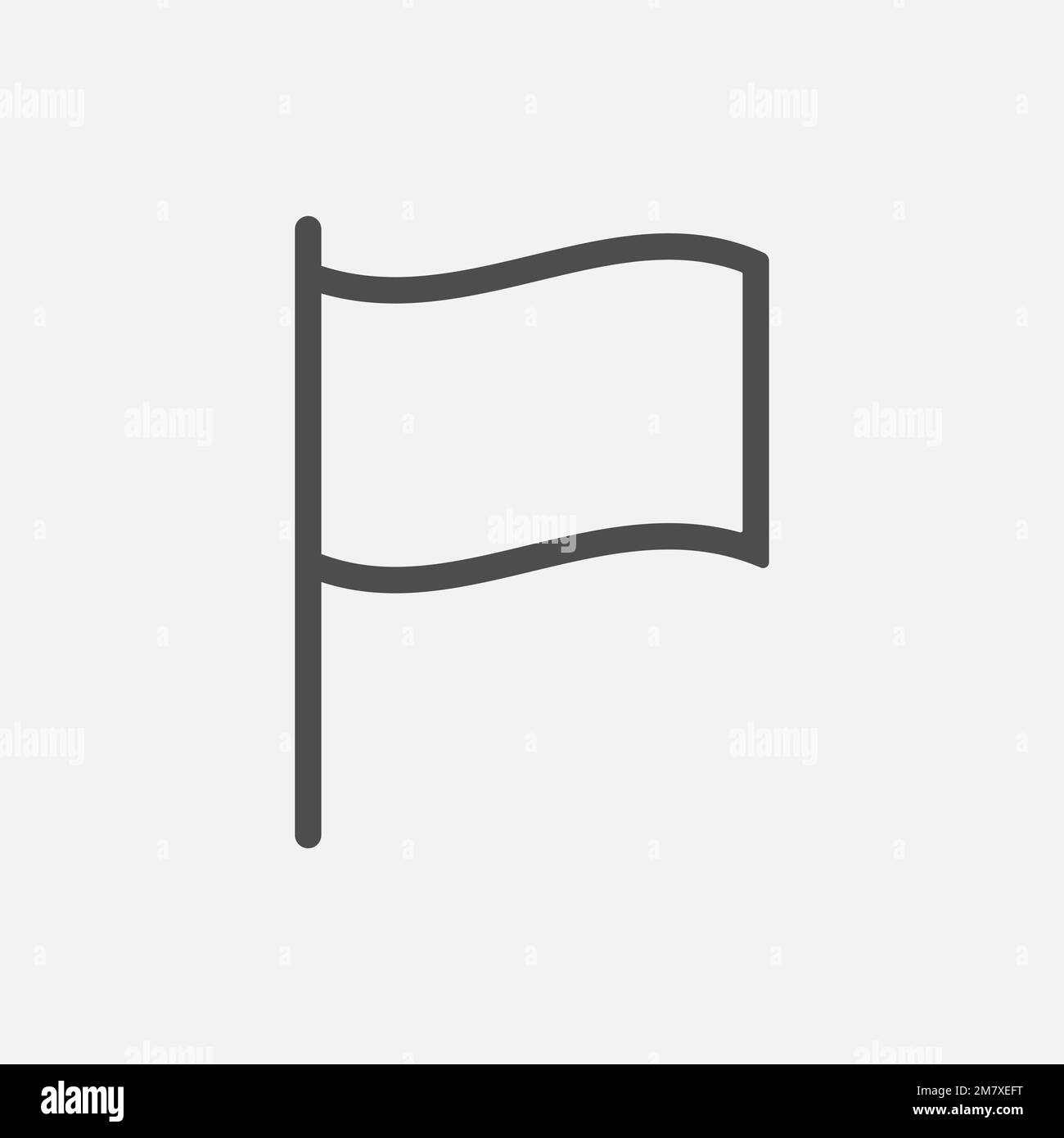 flag icon isolated on white background. Vector illustration. Eps 10 ...