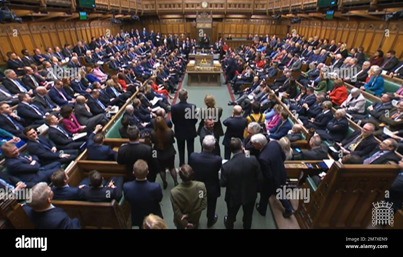 MPs in the debating chamber during Prime Minister's Questions in the