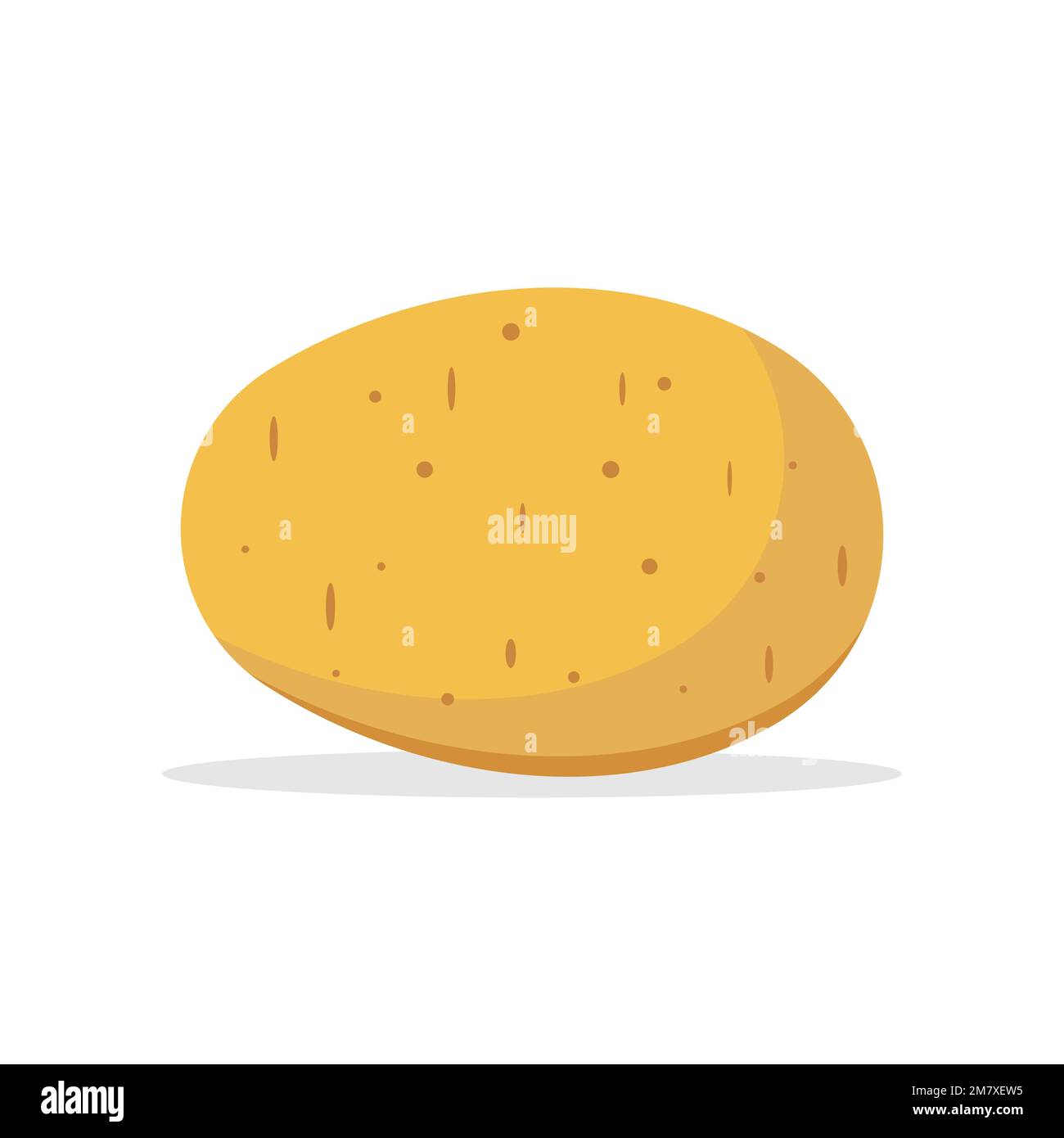 Vector R Stock Potato Potato isolated on white background. Vector illustration. Eps 10 Stock ...