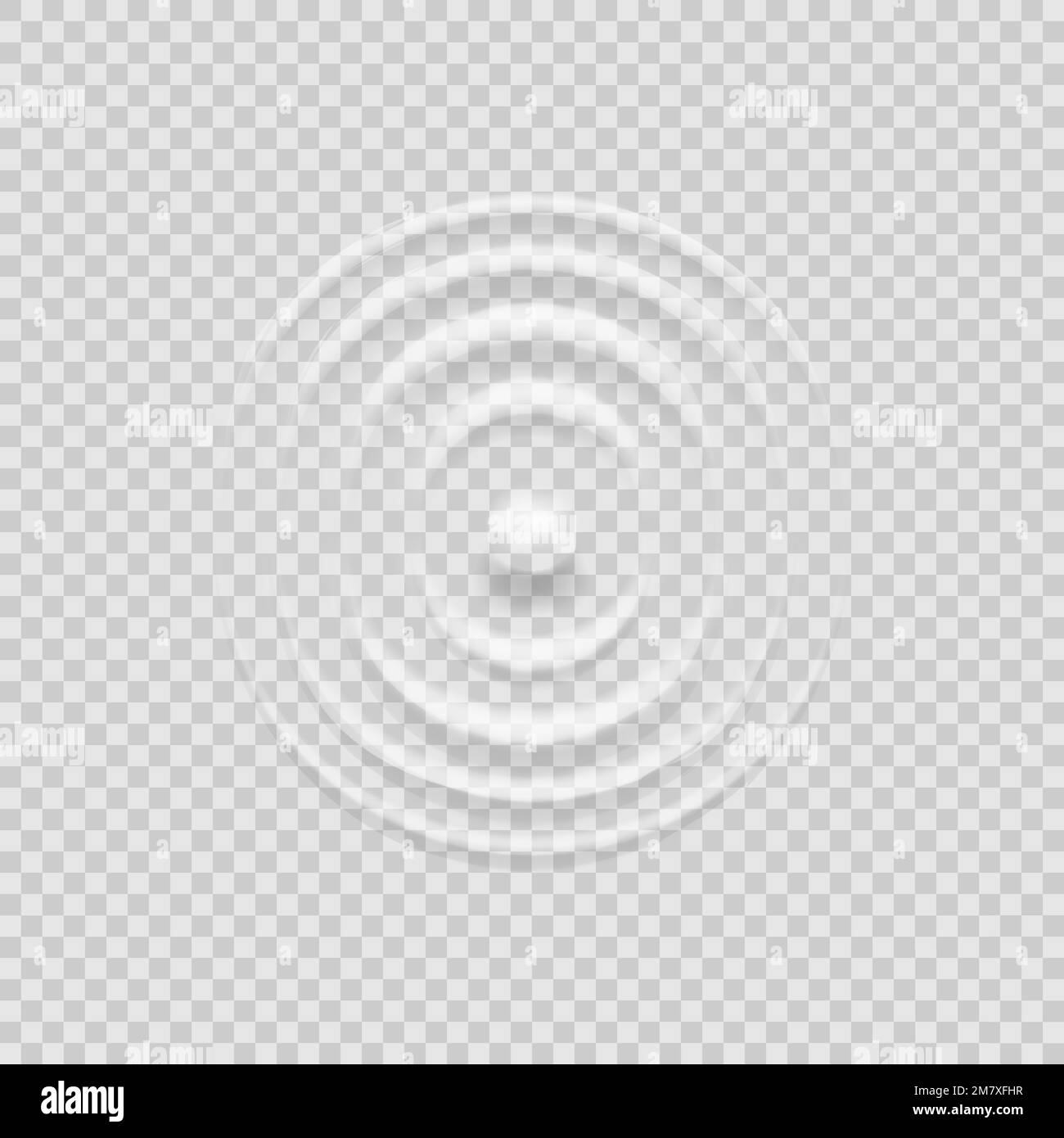 Realistic splash water waves surface from drop isolated on transparent ...