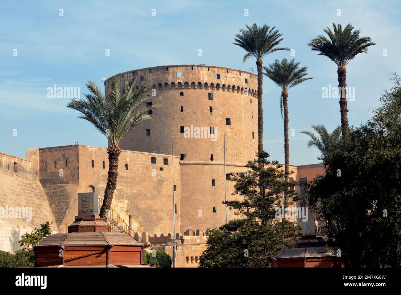 The Citadel of Cairo or Citadel of Saladin, a medieval Islamic-era fortification in Cairo, Egypt, built by Salah ad-Din (Saladin) and further develope Stock Photo