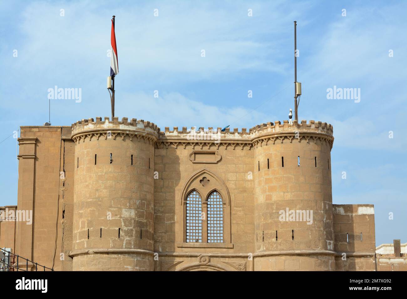 The Citadel of Cairo or Citadel of Saladin, a medieval Islamic-era ...