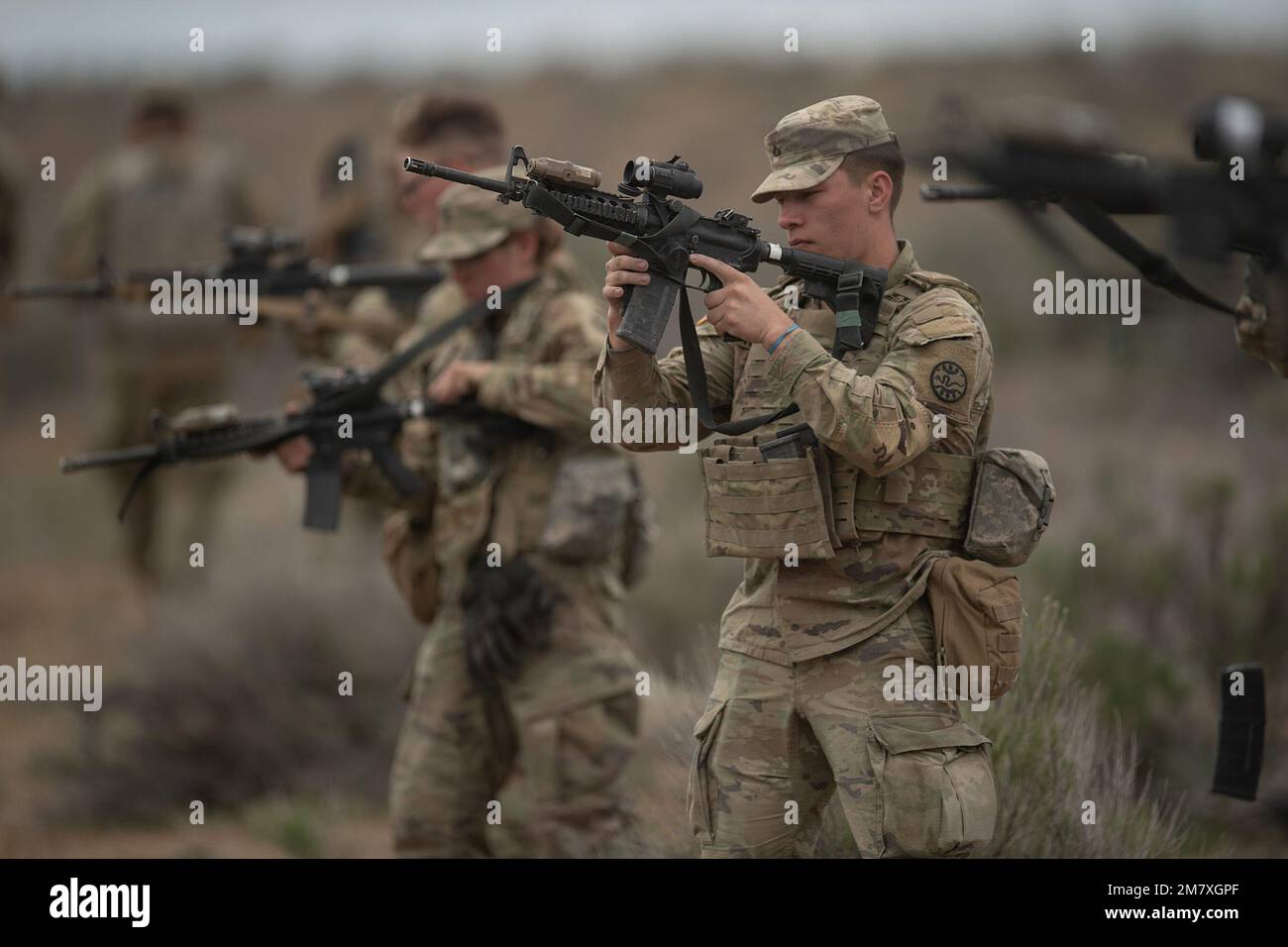 Soldiers from Charlie Company, 2-116th Combined Arms Battalion ...