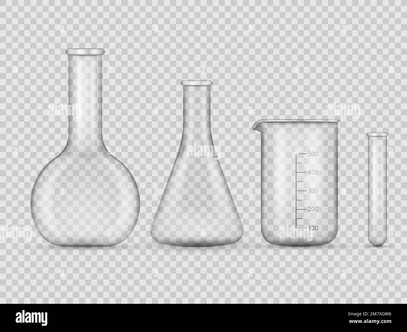 Laboratory transparent glassware instrumentsMedical glass tube set