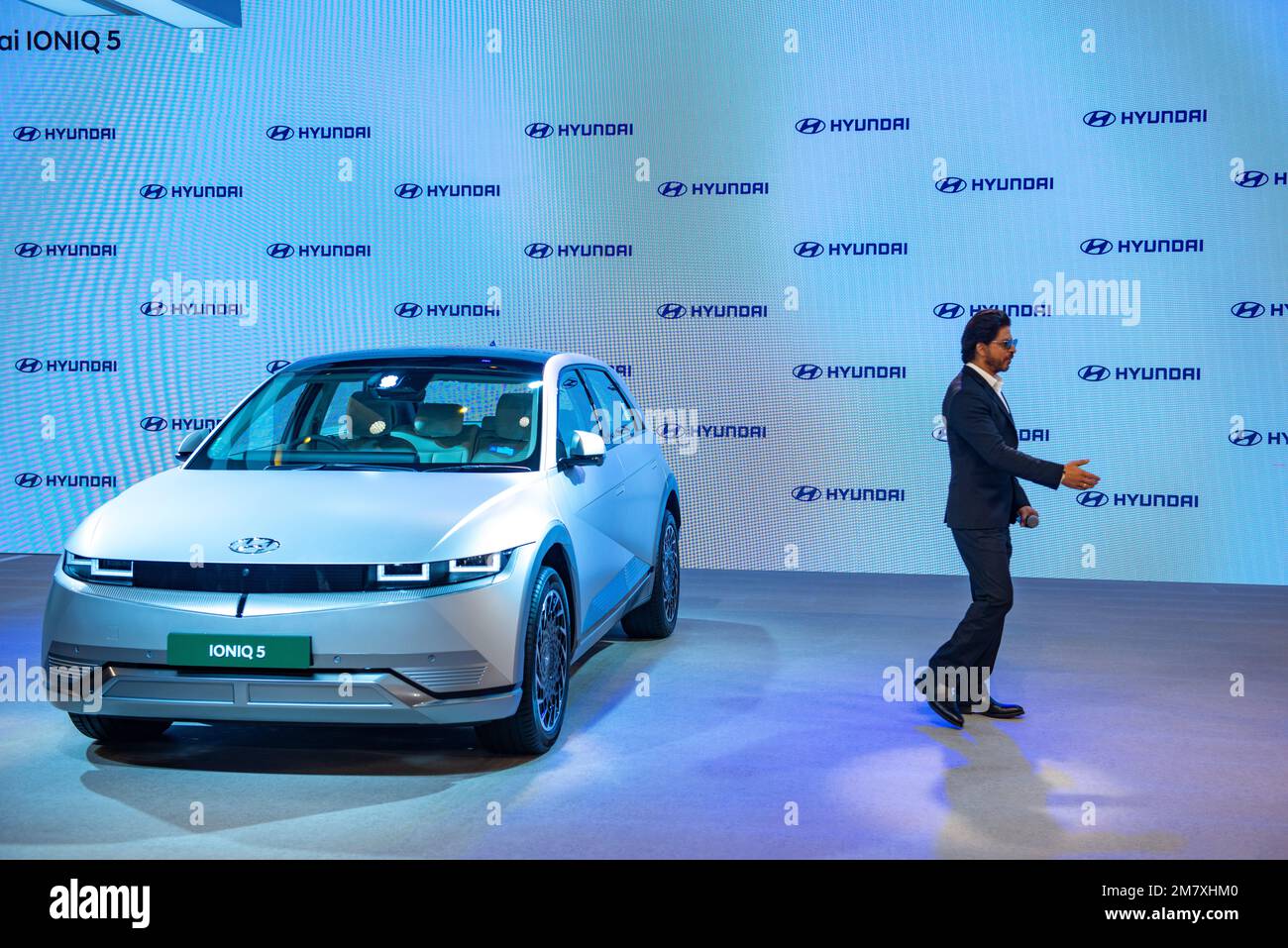 Indian Actor Shah Rukh Khan during the Launch of Hyundai IONIQ 5