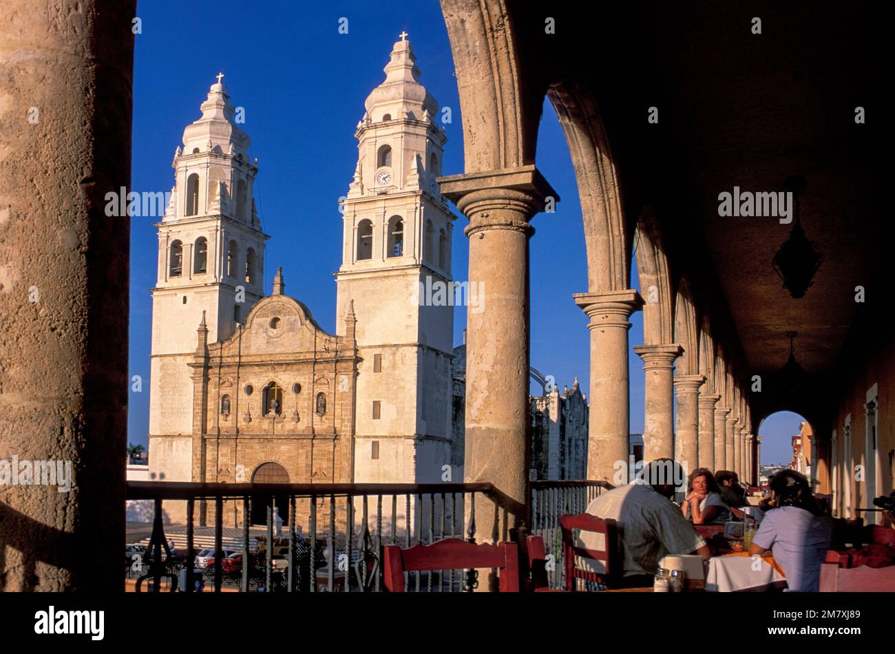 Mexico, Campeche, City of Campeche, Centro Historico Stock Photo