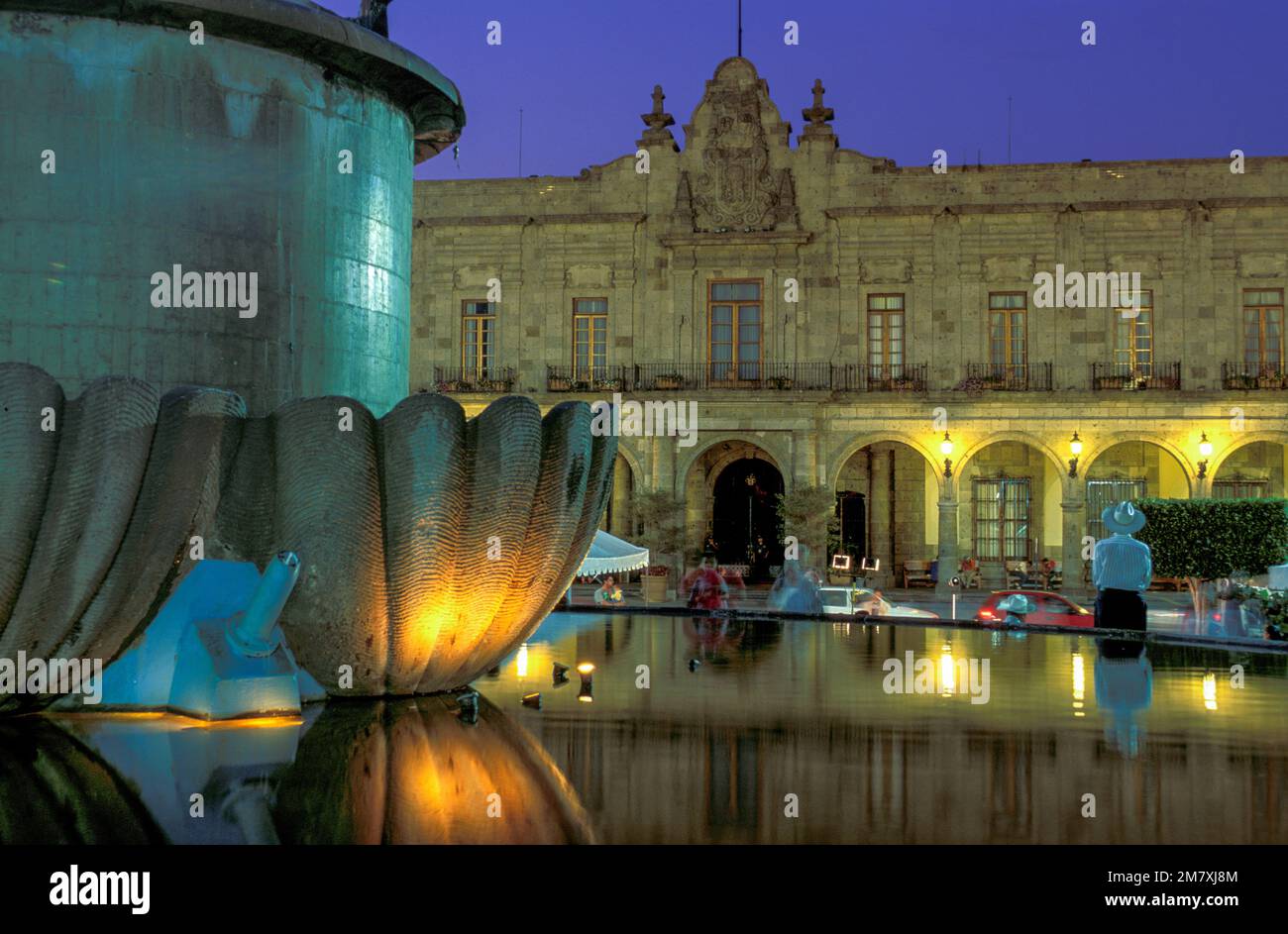 Mexico, Jaliscio, Guadalajara, Palacio Municipal, Stock Photo