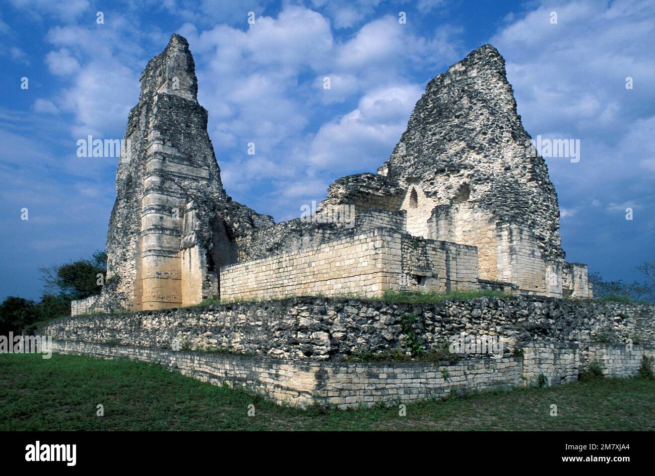 Mexico, Campeche, Maya Ruins, Becan, Stock Photo