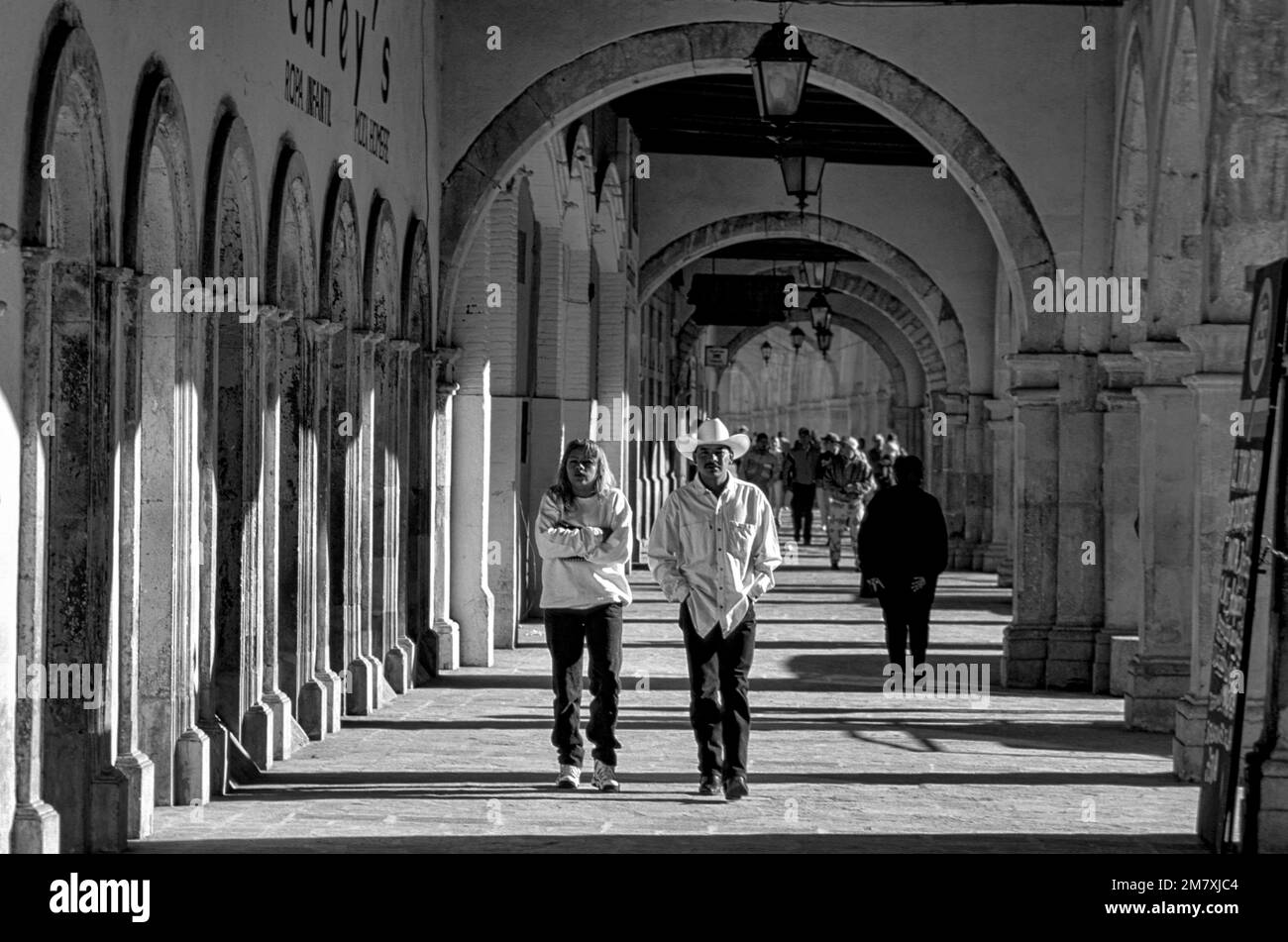 Mexico, Zacatecas, Sombrerete, Historic center, Stock Photo