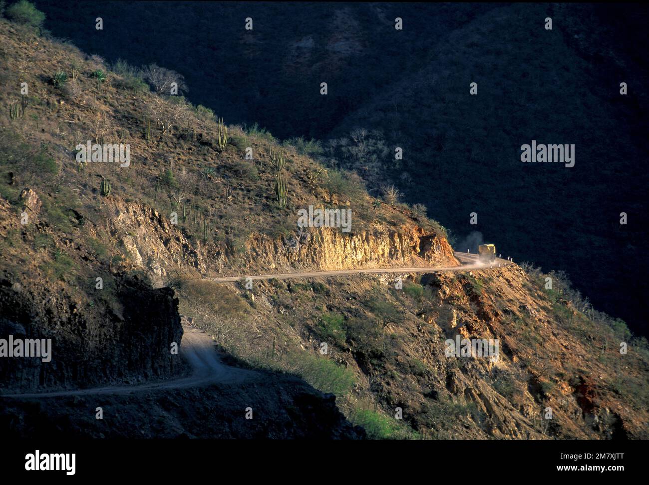 Mexico, Chihuahua, Sierra Madre Occidenta, Copper canyon, road to Batopilas, Stock Photo