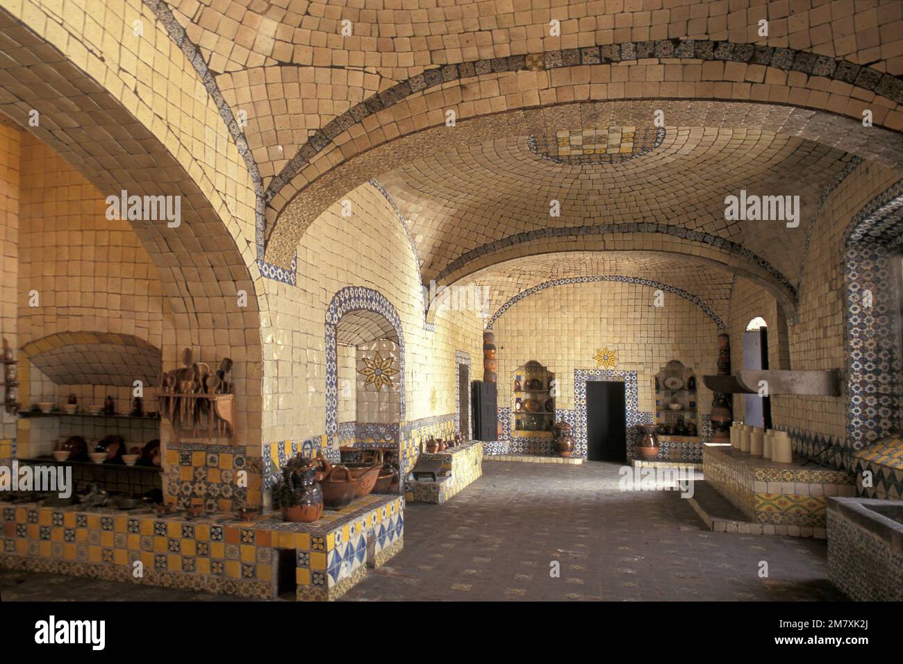 Mexico, Puebla,Ex-Convento de Santa Rosa, Cocina de Talavera Stock ...