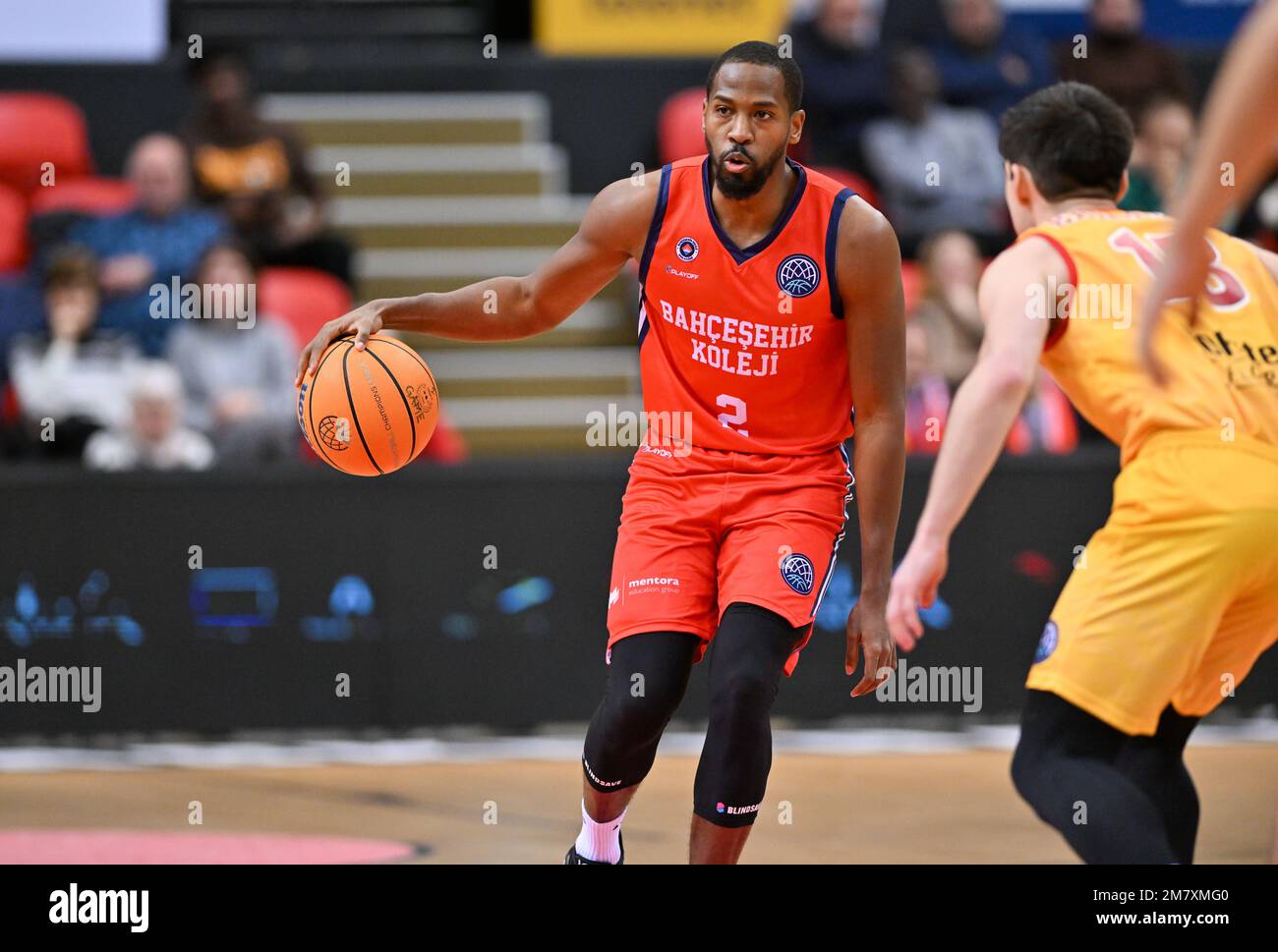 Oostende, Belgium. 10th Jan, 2023. Langston Hall (2) of Bahcesehir