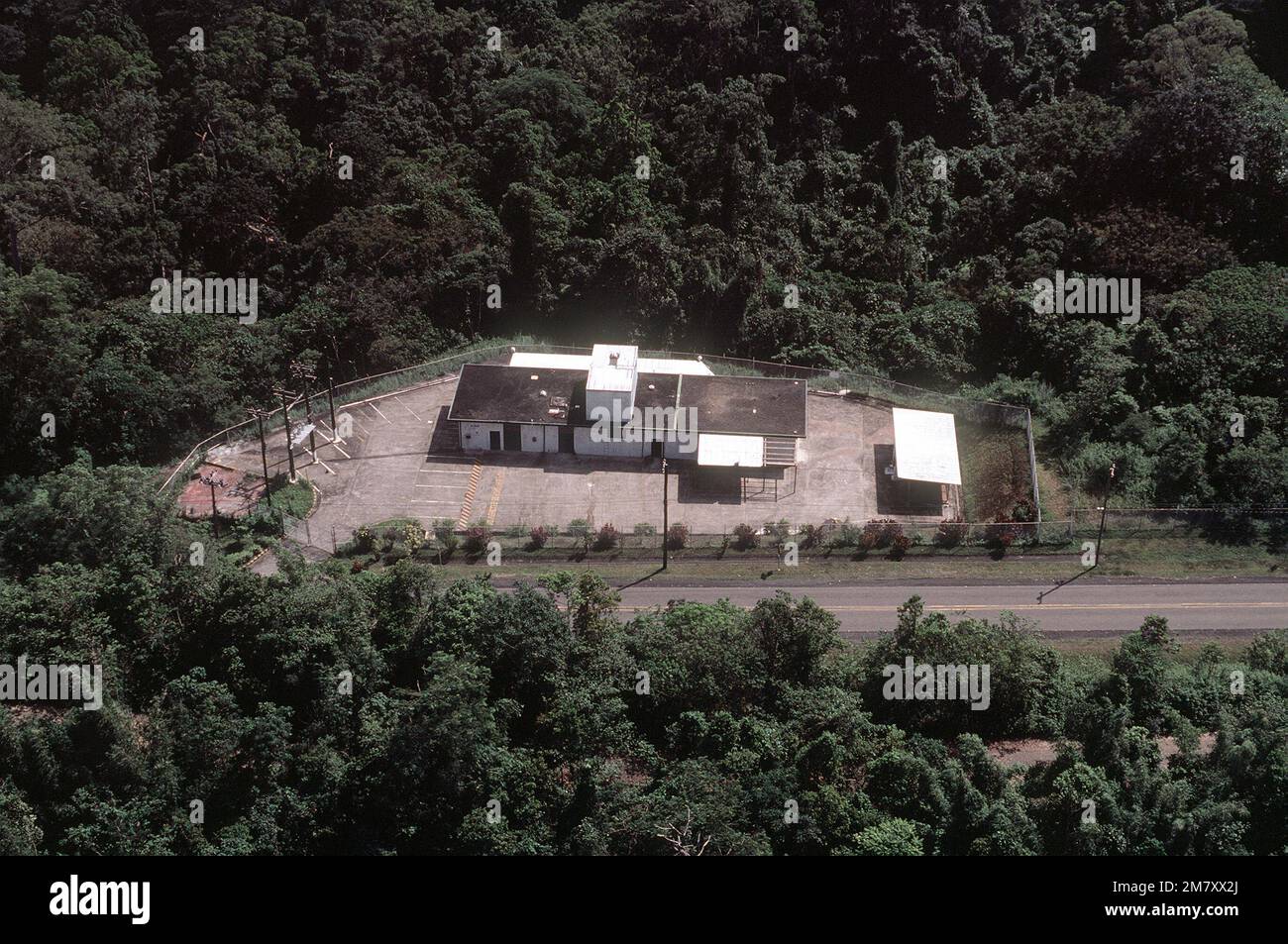 Aerial view of a facility of the liquid oxygen plant. Base: Naval Air ...