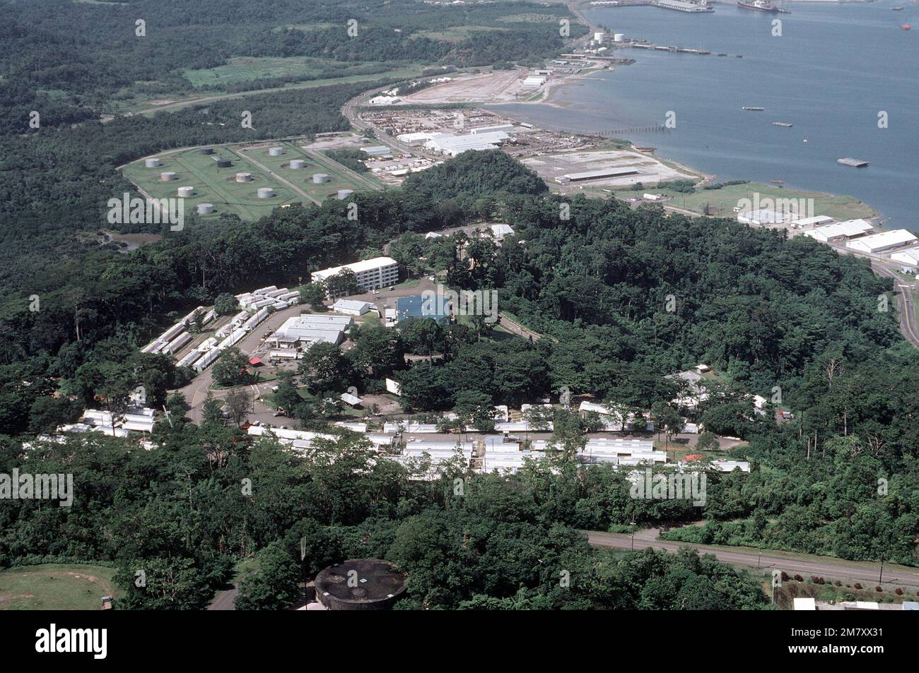 Aerial View Of Camp Tamaz On The Base. Base: Naval Air Station, Cubi 