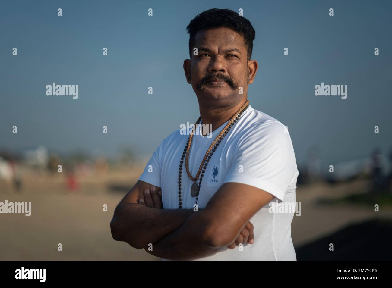 Indian model with big mustache hi-res stock photography and images - Alamy