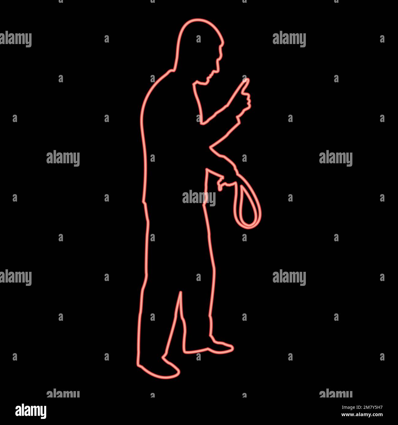 Punish hand belt Stock Vector Images Alamy