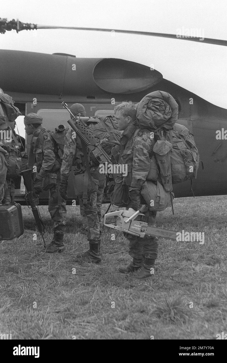 SPECIALIST Fourth Class Patrick Hawkins of Company B, 326th Training