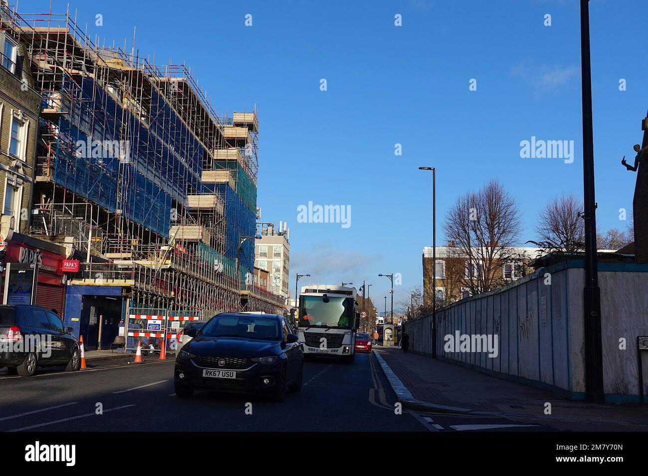 Forest Gate, London, UK. 11 January, 2023. The Gentrification of the