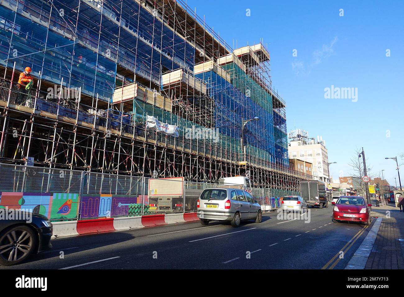 Forest Gate, London, UK. 11 January, 2023. The Gentrification of the