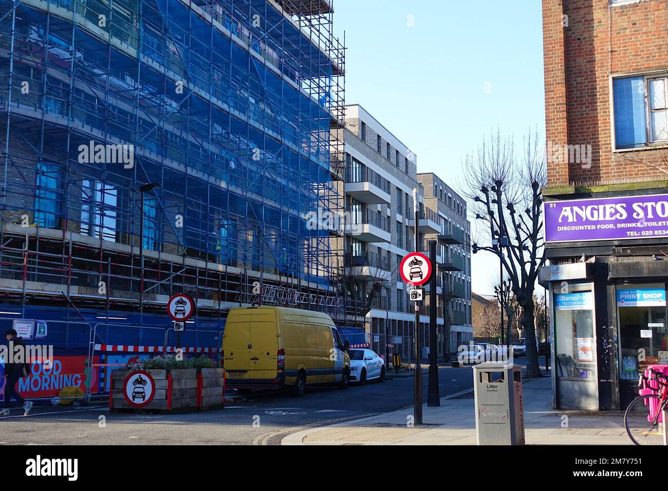 Forest Gate, London, UK. 11 January, 2023. The Gentrification of the
