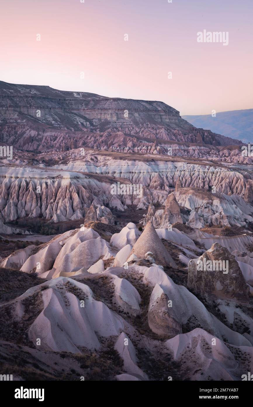 Stunning view of some rock formations in the Red & Rose Valley in ...