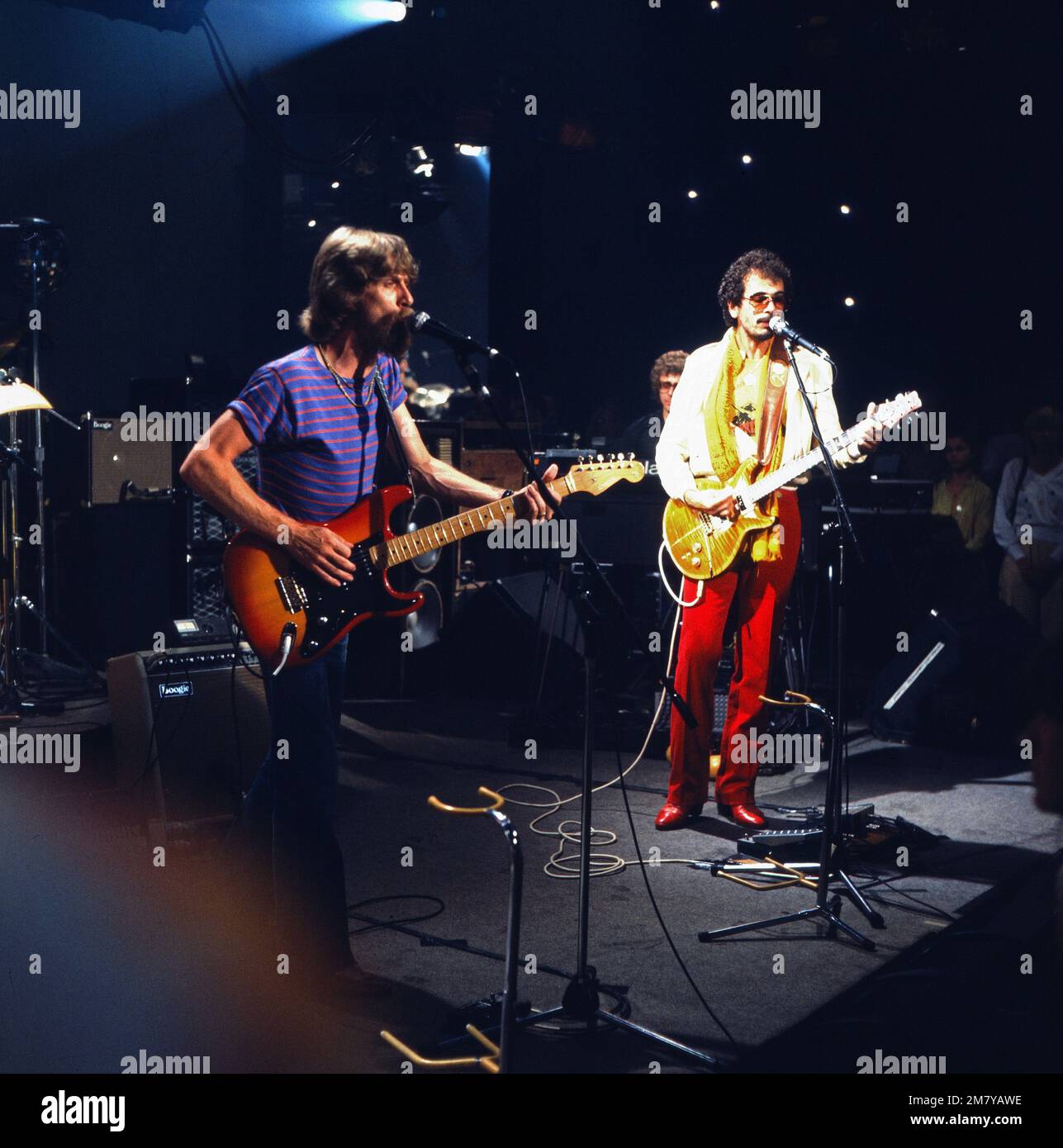Rockpop, ZDF Konzert-Sendereihe, Deutschland 1977 - 1982, live on stage, 1.3.1982, Mitwirkende: Carlos Santana und Band Stock Photo
