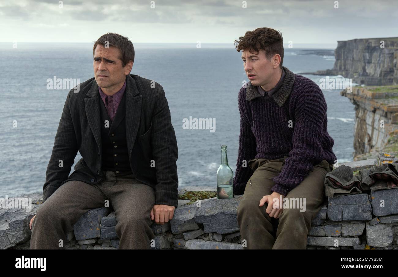 The Banshees of Inisherin  Colin Farrell & BBarry Keoghan Stock Photo