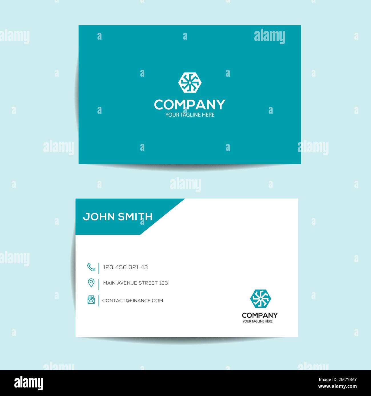 2 years warranty, business card design template, Visiting for your company,  Modern Creative and Clean identity Card Vector Stock Vector Image & Art -  Alamy