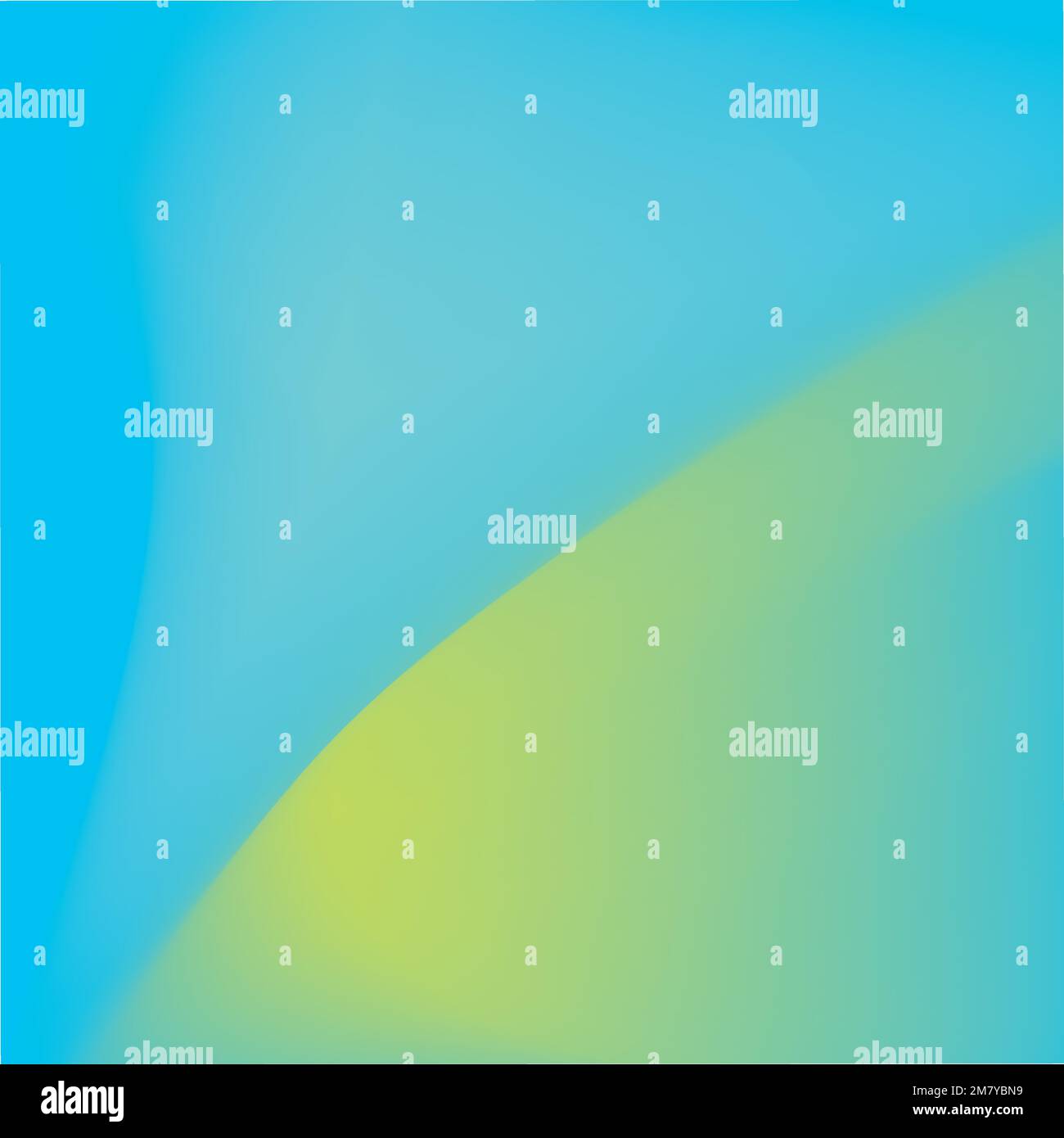 Blue and green wave gradient background vector Stock Vector