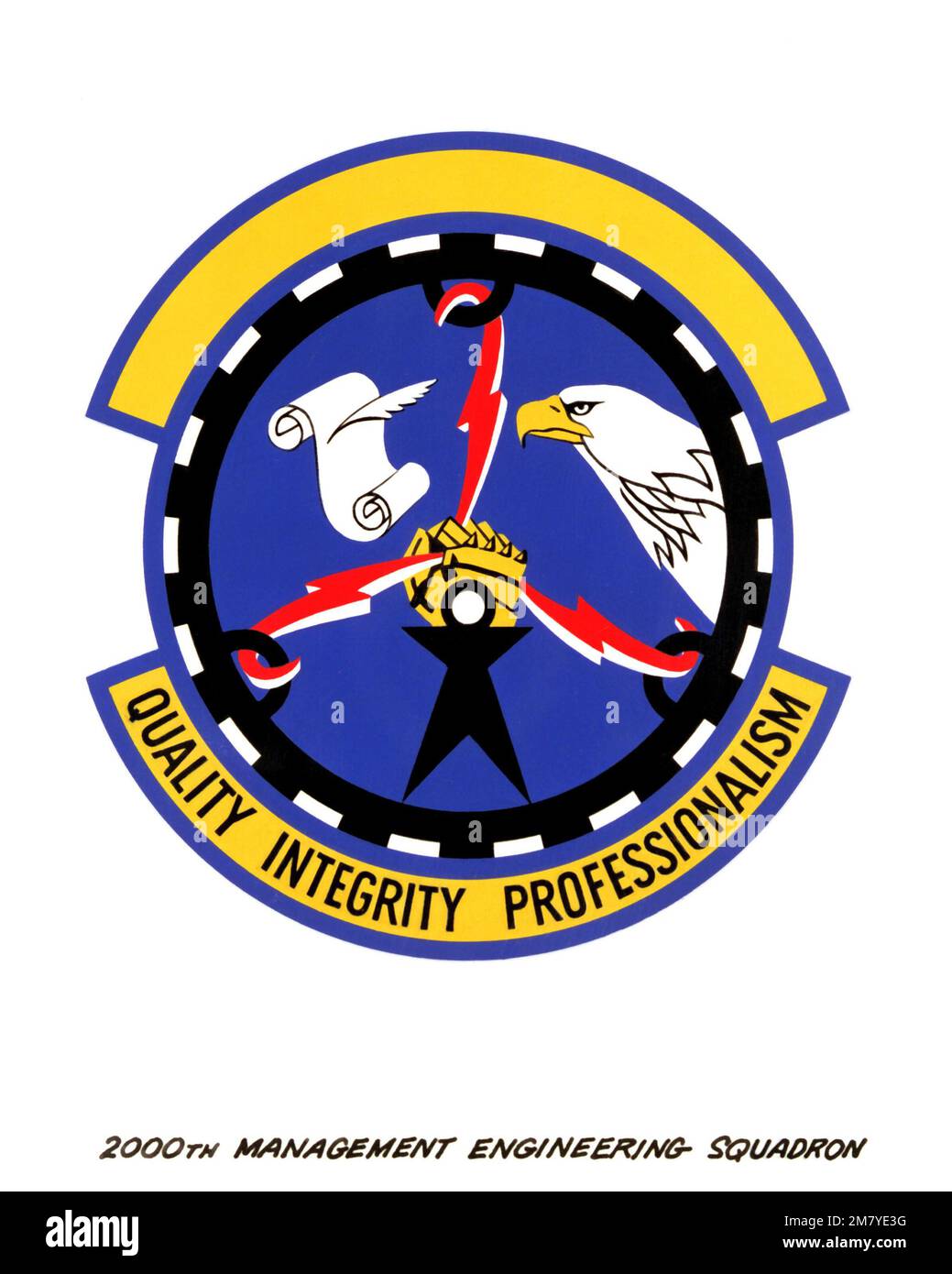 Approved insignia for: 2000th Management Engineering Squadron. Country ...