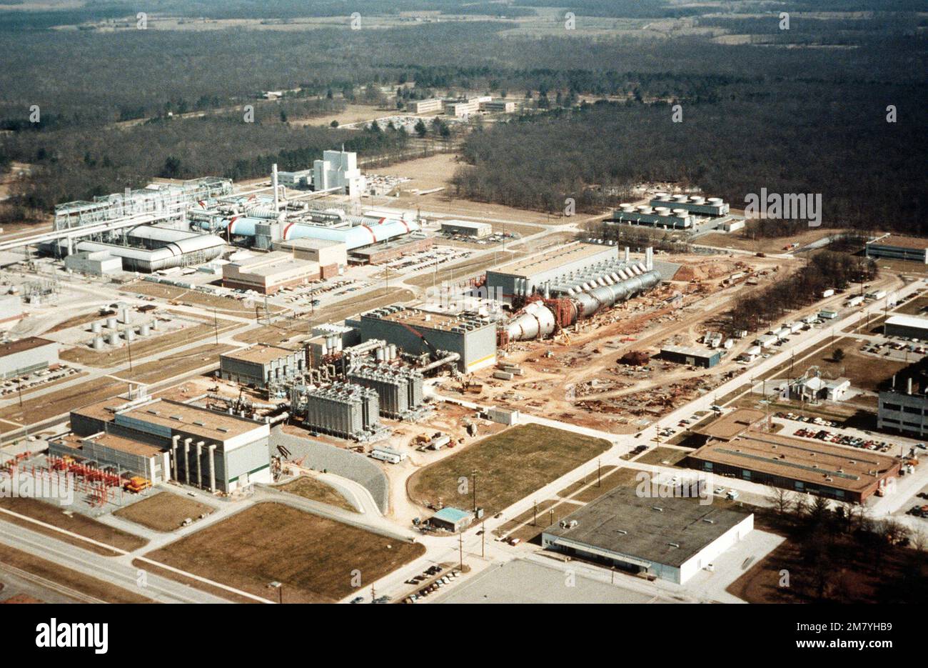 An aerial view (looking west) of the Aeropropulsion System Test