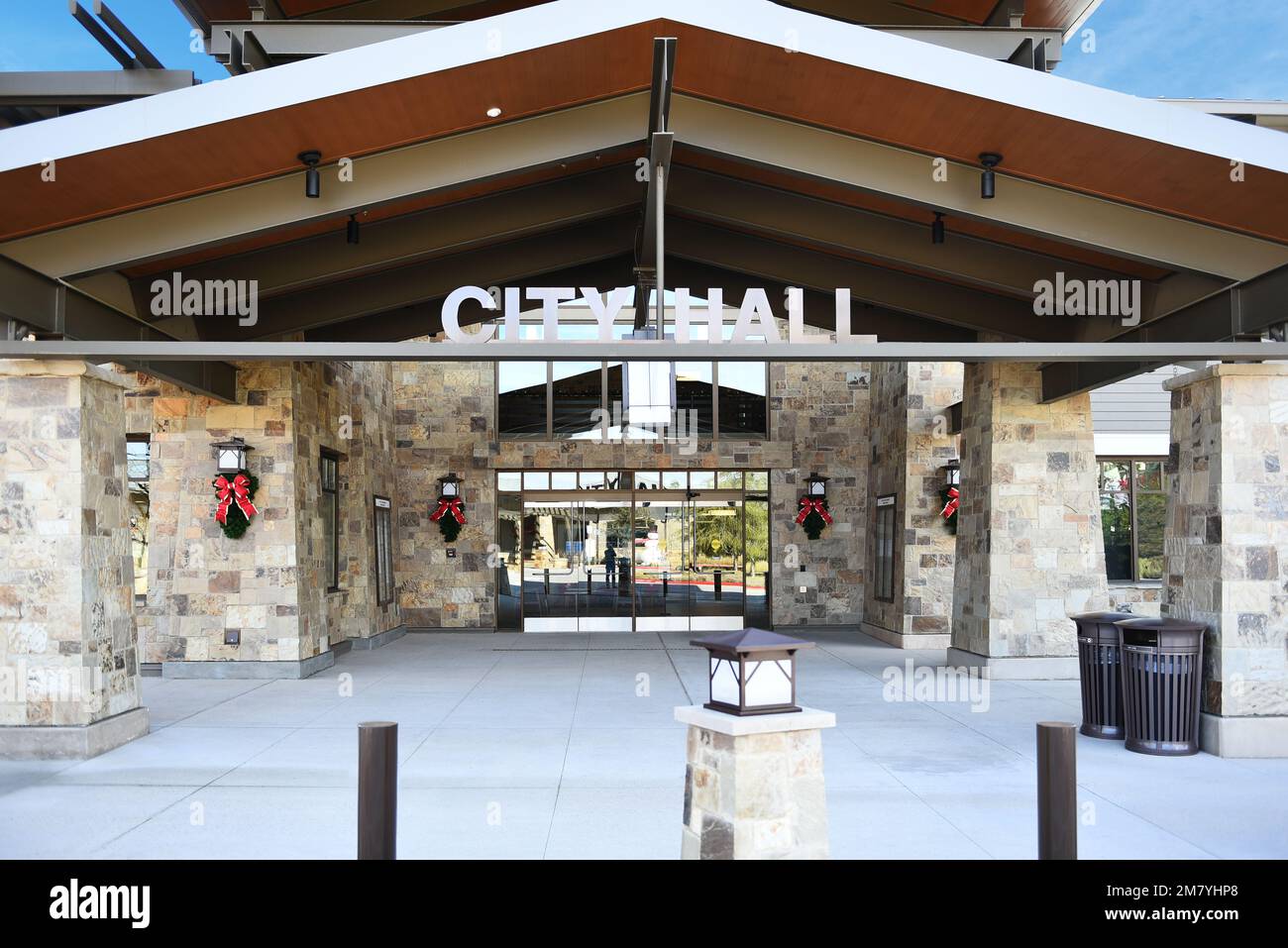 LAKE FOREST, CALIFORNIA 8 JAN 2023 Closeup of the Lake Forest City