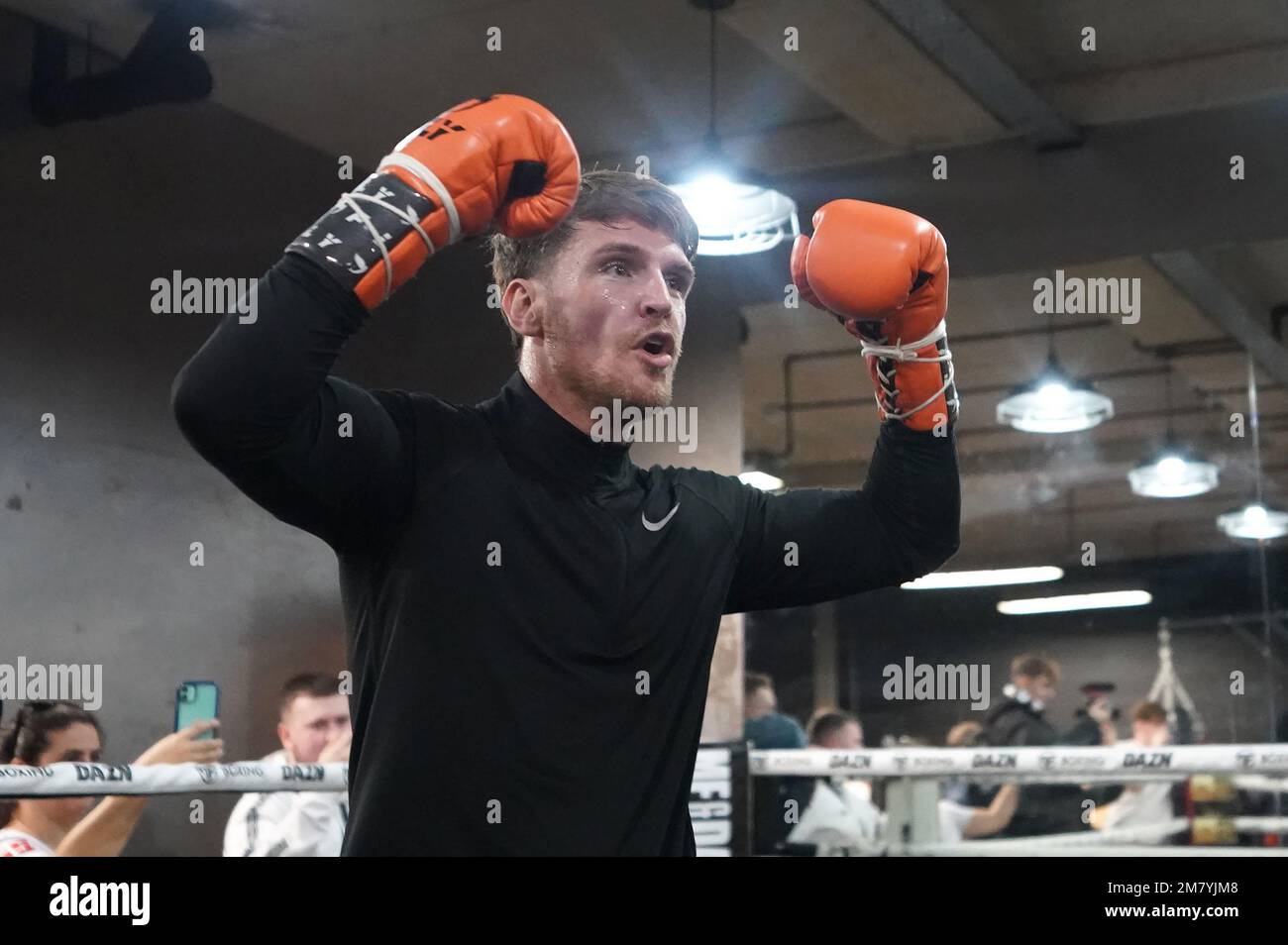 Tom during a media work out at Crystal House, London. Picture