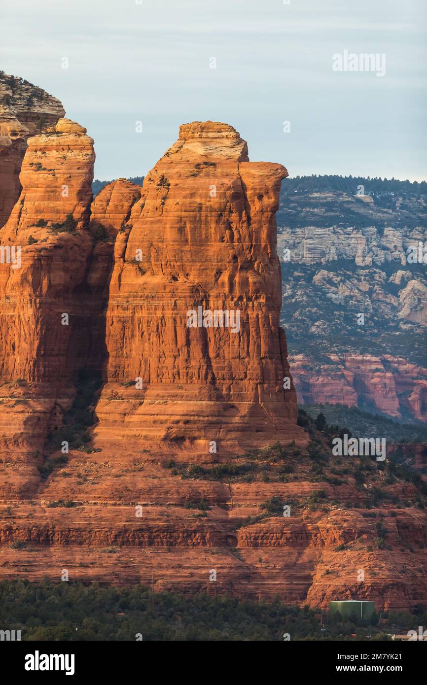 Sedona is an Arizona town surrounded by redrock buttes, steep canyon