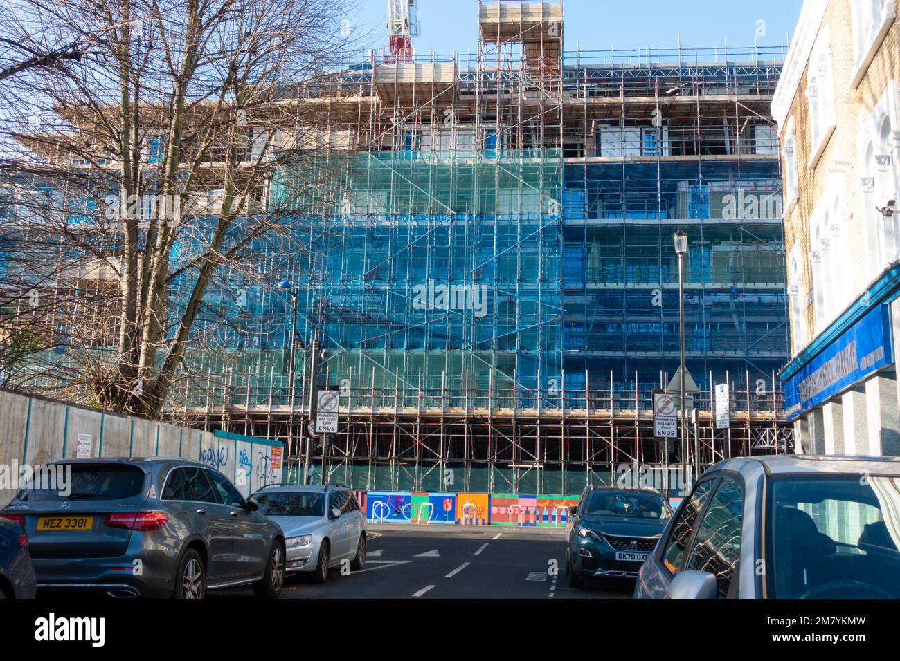 Forest Gate development of the high street, E7, London, UK Stock Photo