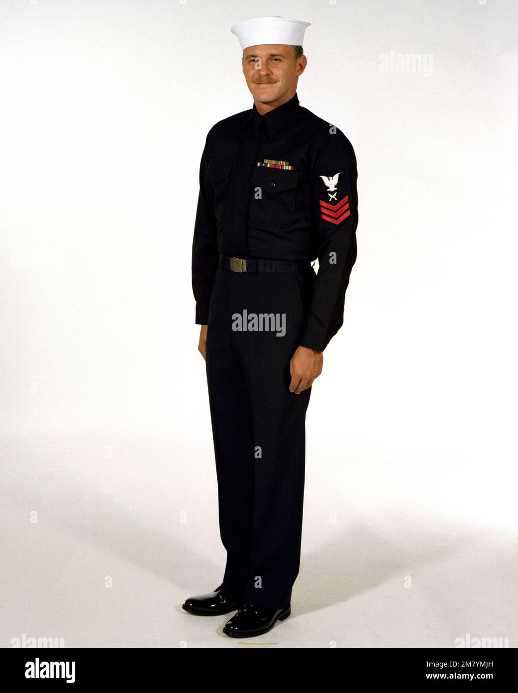 Uniform: Winter blue, Navy enlisted men, ranks E-1 through E-6. Country
