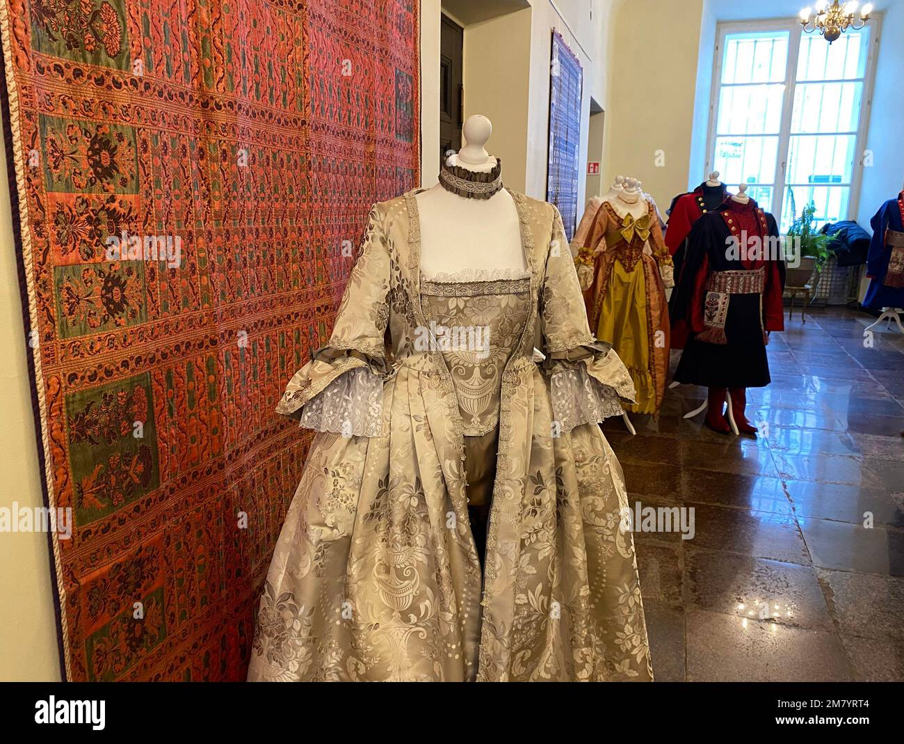 Vilnius, Lithuania. 11th Jan, 2023. Traditional costumes are on display