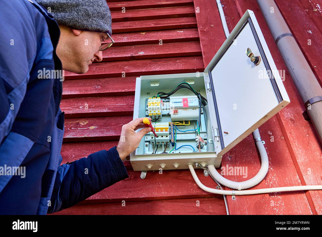 External switchboard hires stock photography and images Alamy