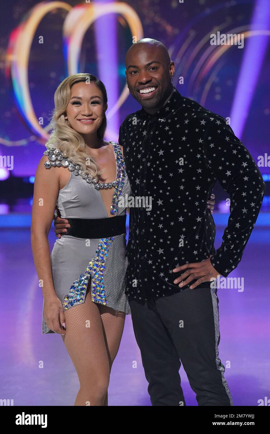 Tippy Packard and Darren Harriott during a photo call for Dancing On
