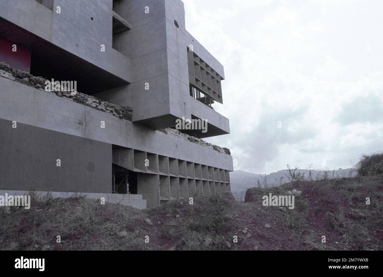 A view of the American University of Beirut Library, a stronghold of ...