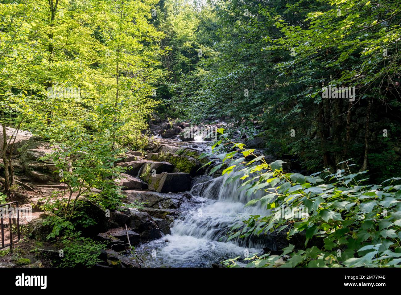 Ruines Carbide Willson, Chelsea, Québec, Canada Stock Photo
