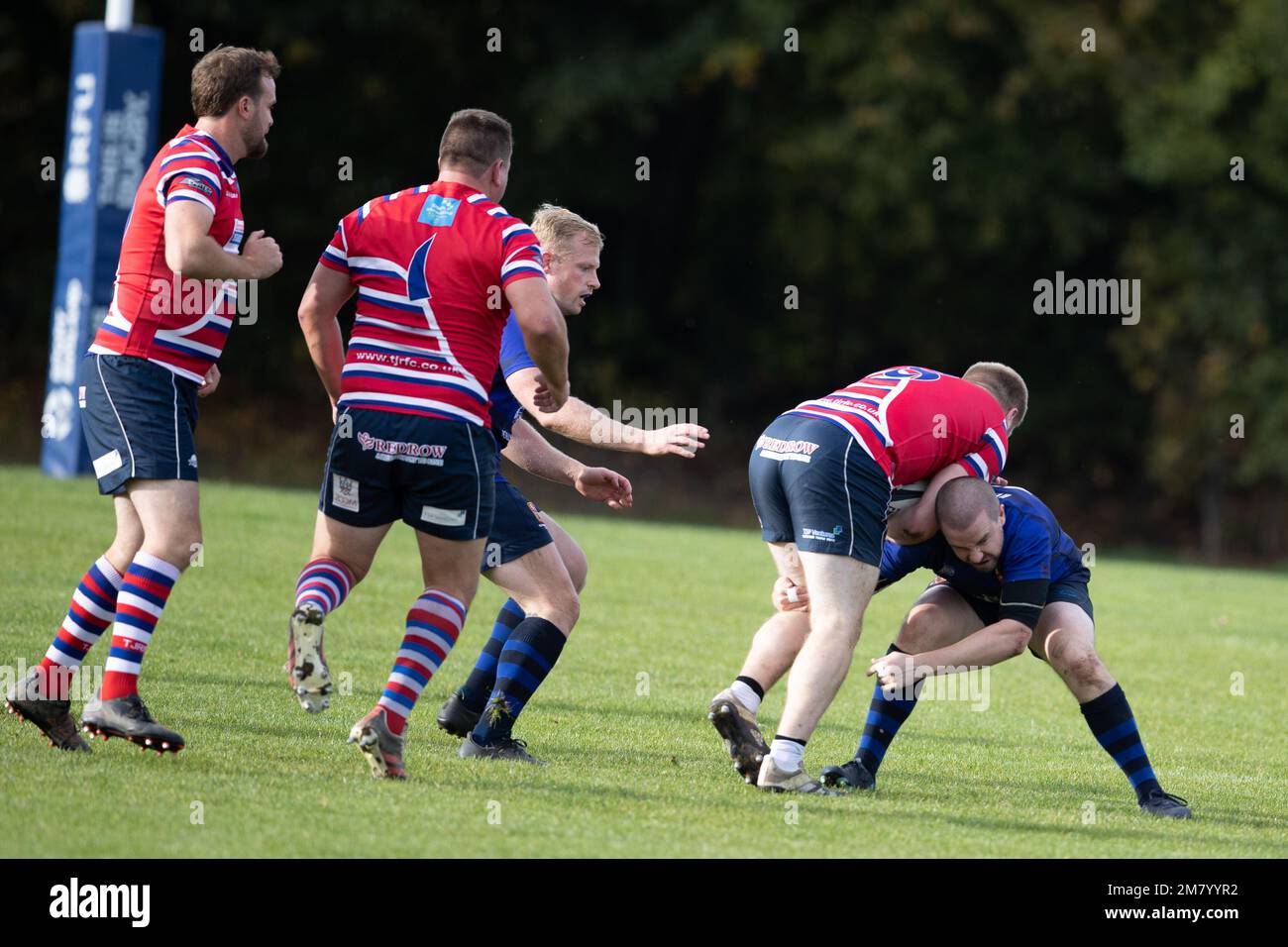 Rugby team game action hi-res stock photography and images - Alamy