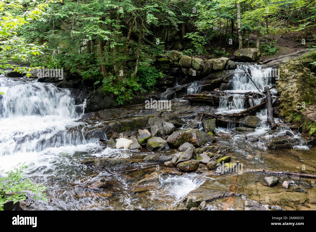 Ruines Carbide Willson, Chelsea, Québec, Canada Stock Photo