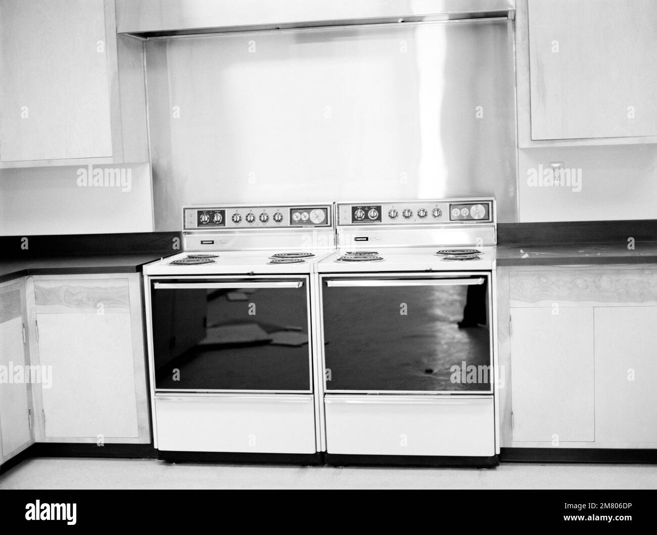 A view of the kitchen area of the new firehouse under construction