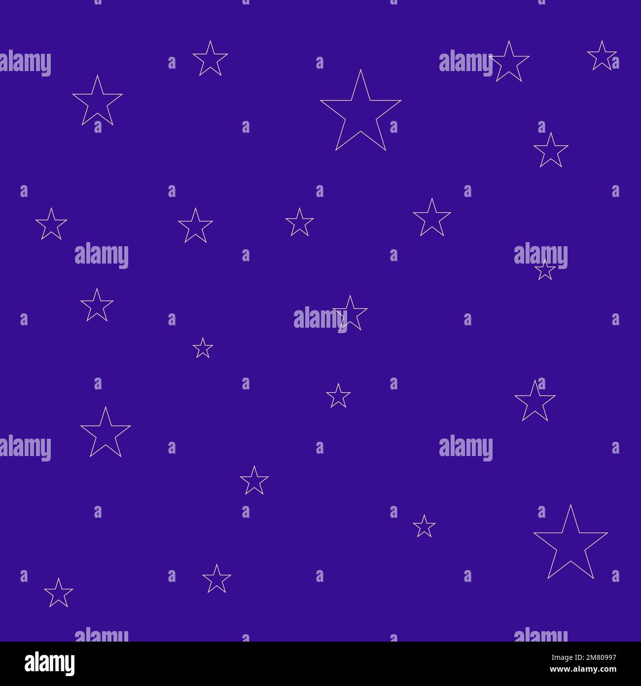 A light stars on a blue background Stock Vector