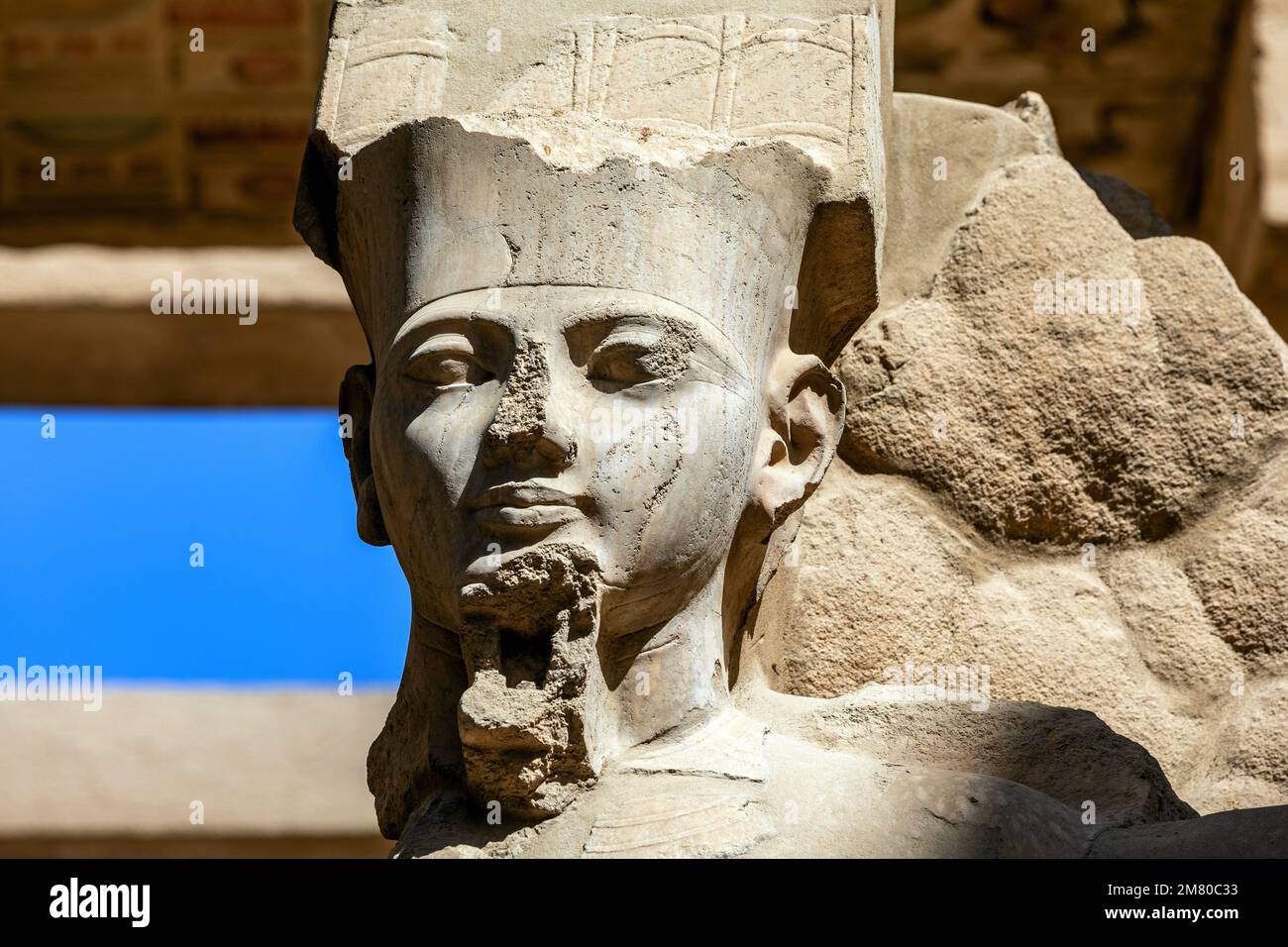 STATUE OF HAMUNRA, PRECINCT OF AMUNRE, GOD OF THEBES, MAIN DEITY IN